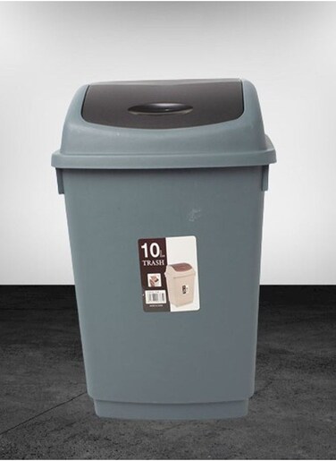 Premium 10-Litre Plastic Trash Bin with Durable Construction