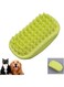 NiCoLa Dog Bath Brush, Pet Shower Bath Brush, Pet Silicone Shampoo Brush for Long Short Haired Puppy Washing Grooming (Green)