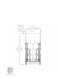 Archie Long Drink Tumbler 390cc 6 Pieces Set