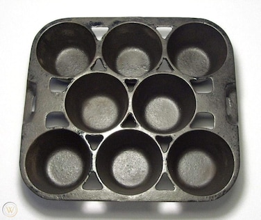 LTR 8-Cup Muffin Pan Black 35.2x26.5x3.5 cm &ndash; Nonstick Bakeware CB00855
