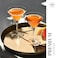 Krosno Martini Cocktail Glasses   Set of 6   5.1 oz   Elite Collection