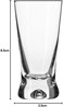 Krosno Shot Glass X-line 50 Ml - Box of 6 Glasses   Perfect for Home, Restaurants and Parties   Dishwasher Safe