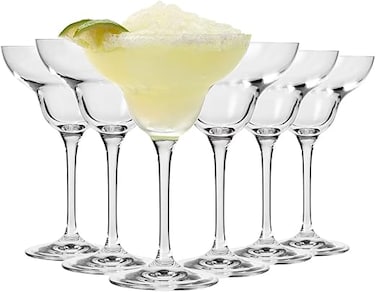 Krosno Margarita Cocktail Glasses   Set of 6   9.1 oz   Avant-Garde Collection