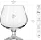 Krosno Cognac Snifter Glasses, Set of 6, 16.2 oz, Balance Collection