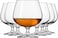 Krosno Cognac Snifter Glasses, Set of 6, 16.2 oz, Balance Collection