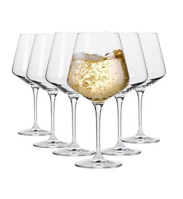 Krosno Avant-Garde White Wine Glass 460ML 6pc Gift Boxed