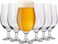 Krosno Lager Beer Glasses   Set of 6   16.9 oz   Harmony Collection
