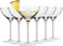 Krosno Martini Cocktail Glasses   Set of 6   8.3 oz   Harmony Collection
