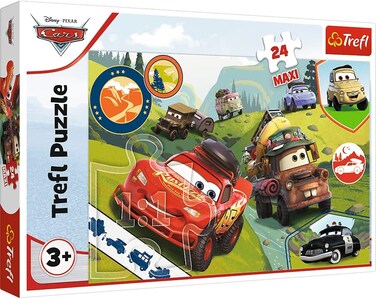 Puzzles - "24 Maxi" - Happy Cars/Disney Cars 3