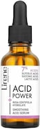 Lirene Acid Power Smoothing Acid Serum, 30ml, Infused With 7% Glycolic, Succinic And Lactic Acids, For Smoothing And Wrinkle Reduction
