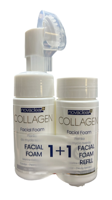 NOVACLEAR COLLAGEN FACIAL FOAM 100ML 1+1 REFILL