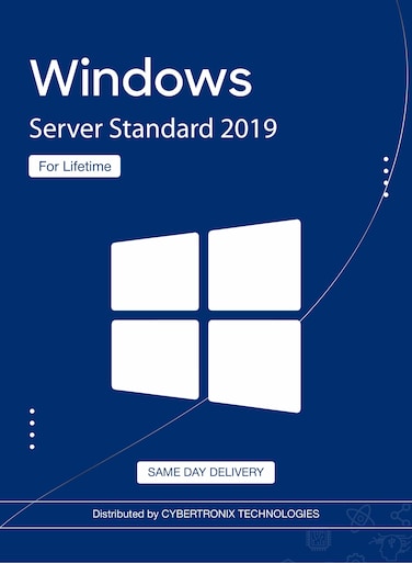 Microsoft Windows Server Standard 2019   1 Server for Lifetime   Digital License   SAME DAY DELIVERY