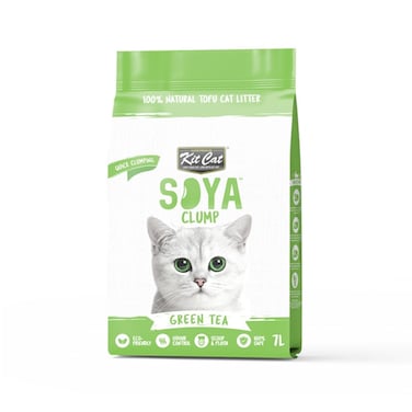 Kit Cat Soya Clump Soybean Litter &ndash; Green Tea 7L