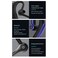 F910 Bluetooth 5.0 Hanging Ear Style Dual Mic Noise Reduction Bluetooth Earphone &ndash; Black