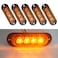 5 PCS MK-087 Car / Truck 4LEDs Side Marker Indicator Lights Bulb Lamp &ndash; Yellow Light, MK-087(Yellow Light)