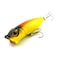 HENGJIA Plastic Artificial Fishing Lures Popper Bionic Fishing Bait with Hooks, Length: 6.5 cm, Random Color Delivery