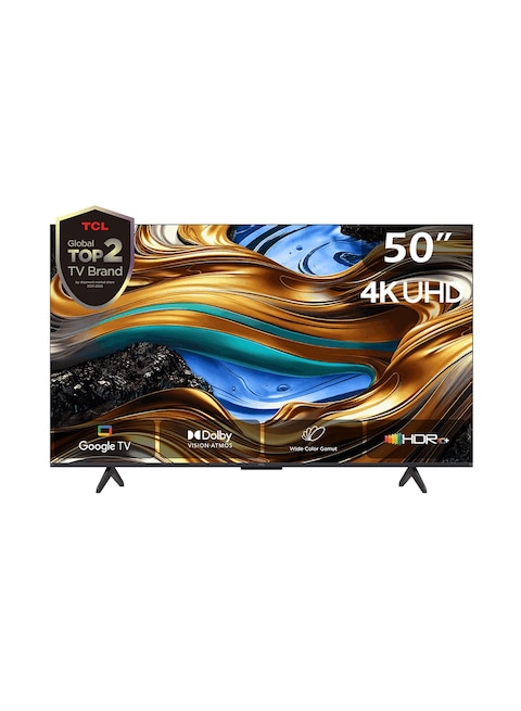 تي سي ال
تلفزيون ذكي 50 بوصة، تلفزيون Google، 4K UHD، 60 هرتز MEMC، Dolby Vision Atmos، HDR10+، DTS Virtual X، سلسلة ألوان واسعة، نحيف وموحد من التيتانيوم (2024) 50P755 أسود