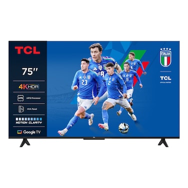 TCL 75-Inch P6K LED 4K UHD HDR Smart TV Google TV, 60Hz, HDR 10, AiPQ Processor, Dolby Audio, MEMC, HDMI 2.1, Bluetooth 5.2, WiFi 5, Bezel-less Design, (75P6K - 2025 Model)