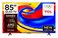 TCL 85 Inch P71L 4K QLED Smart Google TV (2026 Model) TCL 85" QLED Television, AiPQ Processor, TCL AI, Dolby Vision, HDR10+, 93% DCI-P3 Color Gamut, Dolby Audio, Game Master - 85P71L Black