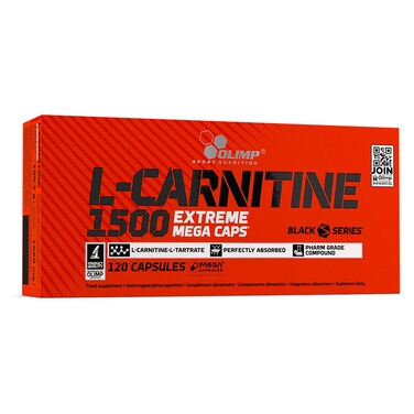 Olimp Sport Nutrition L-carnitine 1500 Extreme Mega, 120 Capsules