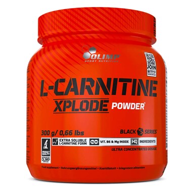 Olimp Sport Nutrition L-Carnitine Xplode Powder, Orange, 300 Gm