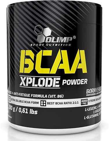 OLIMP BCAA XPLODE POWDER VITAMIN B6 AMINO ACIDS 280G PINEAPPLE BB 2/6/25