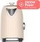 Radoco Retro Style Electric Kettle - Cream