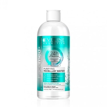 Eveline Purifying Micellar Water for Deep Cleansing and Refreshing - 400ml