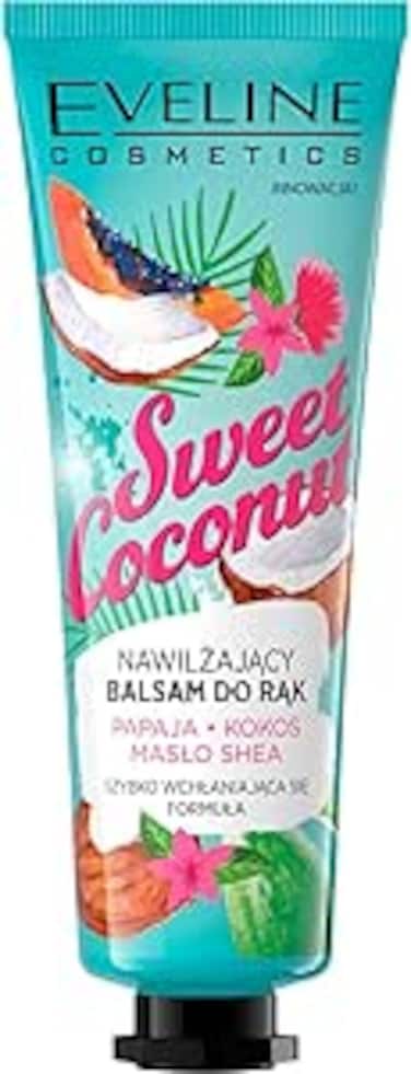Eveline Sweet Coconut Moisturizing Hand Balm for Hydration and Softness - 50 ml
