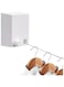 Retractable Clothesline - Heavy Duty Clothes Drying Laundry Line, Indoor Outdoor Wall Mounted Clothes Dryer Rope Clothing Retracting Adjustable Stainless Steel Line, 13.8 Feet (White/SIngles Line)