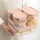 LocknLock Classic Plus Rectangle Food Container 385ml &ndash; Pink, 4-Side Locking, Stackable &amp; Leakproof