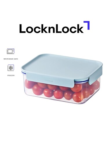 Classic Plus Rectangle Food Container &acirc;&euro;&ldquo; 1.65L Mint, 4-Side Locking, Stackable &amp; Leakproof