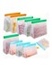 Reusable Gallon Food Storage Bags - 10 Pack Reusable Gallon Freezer Bags, Extra Thick Leakproof Silicone &amp; Plastic Free Reusable Lunch Bag for Marinate Meats, Sandwich, Snack, Travel