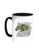Horse Drawing Printed Coffee Mug Black/White