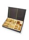 24 Piece Stainless Steel Cutlery Set with Sleek Mirror Finish Includes Knives Forks Spoons and Teaspoons for Dinner and Gift Use