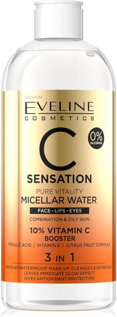 Eveline Cosmetics Sensation Pure Vitality Micellar Water, 400ml