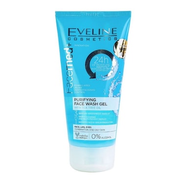 Eveline Facemed and Purifying Face Wash Gel with Tea Tree for Clear and Fresh Skin - 150 ml