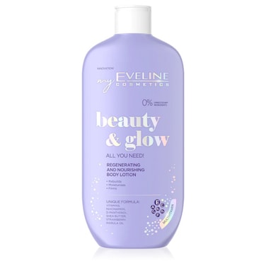 Eveline Beauty &amp; Glow Regenerate &amp; Nourish Body Lotion for Radiant Skin - 350 ml