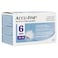 إبرة قلم Accucheck Accu-Fine للاستخدام مرة واحدة، مقاس 31G × 6 مم، عبوة من 100 إبرة