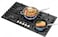 LA PIRAMIDE Built-In GLASS Gas Hob Cooker 90x60 CM, 5 burners, Italian Gas Valves with 210 Degree Rotation, Electrical: 220~240V, Full Safety, Durable-Heat Proof Knobs, LP-95G1MWMKGB, 1Year Warranty.