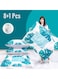 Vacuum Storage Bags with Electric Pump- Pack of 8 (2 Jumbo + 2 Large + 2 Medium + 2 Small) Reusable Compression Bags Space Saver for Packing,Clothes, Bedding, Travel)