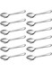 12 Pieces Teaspoons Set (6.2 Inch), Spoons Silverware, Stainless Steel Tea Spoons, Small Spoons, Mirror Polished Teaspoon, Dessert Spoons For Home, Kitchen, Restaurant, Dishwasher Safe