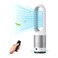 Bladeless Fan, 22" Quiet Tower Fan with Remote, 8 Speeds, 9H Timer, 80&deg; Swing, LED Display with Aut