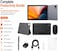 M48 Android 15 Tablet 10.1-Inch HD Display, 12GB RAM + 512GB ROM, 10000mAh Battery, Dual SIM, 8MP Front Camera, 20MP Rear Camera, Complete Productivity Bundle &ndash; Keyboard, Mouse, Stylus &amp; Case-Grey