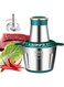 Zamzin Food Blender &amp; Meat Mincer   Stainless Steel Grinder, 2L Capacity, 4 Blades   Versatile Electric Chopper for Vegetables, Fruits, Nuts   Powerful Processor - Perfect for Home &amp; Restaurant Use