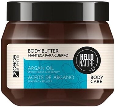 Hello Nature Argon Oil Body Butter, Deeply Moisturizes Softens The Skin, Give A Velvety Touch To Your Skin, 250ml