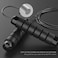 Jump Rope Workout with Foam Handles for Fitness, Home Exercise &amp; Slim Body