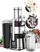 MEBASHI 11-in-1 Digital Juicer &amp; Blender, 1.5 L,(800W) Black Steel (ME-JB2010SS)