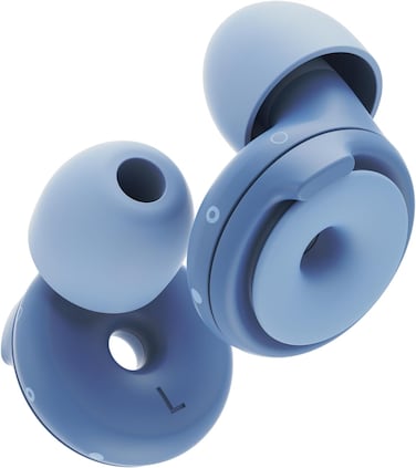 Loop Switch Earplugs &ndash; Multi-Mode Noise-Reducing Earplugs   Adjustable Passive Hearing Protection for Focus, Travel, Concerts, Socializing, Sports Events &amp; Noise Sensitivity   Reusable Ear Protection BLUE