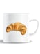 Premium Quality Two Sided Printed Coffee Mug Tea Cup Croissant B For Home Office, Kids Men Women